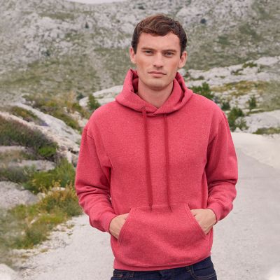 Толстовка 'Classic Hooded Sweat', серый меланж_L, 80% х/б, 20% п/э, 280 г/м2-3