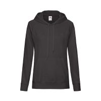 Толстовка женская LIGHTWEIGHT HOODED SWEAT 240, черный