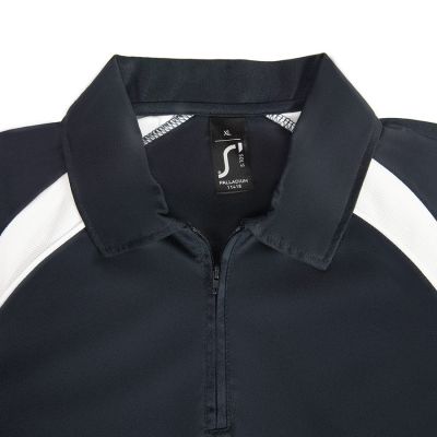 Поло мужское PALLADIUM 140, темно-синий, белый-3