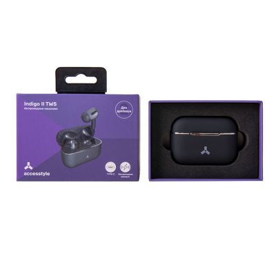Беспроводные наушники Accesstyle Indigo II TWS, черный-2