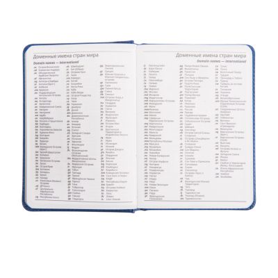 Ежедневник недатированный Joy, А6+,  синий, белый блок, серебряный обрез-2