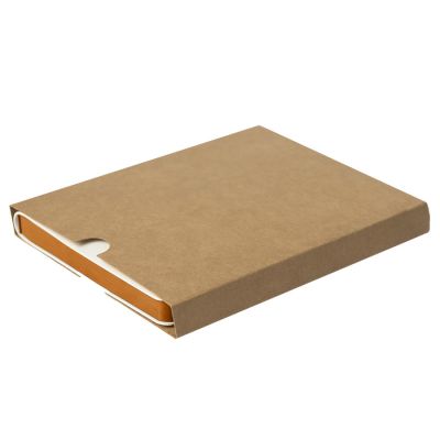 Ежедневник недатированный Stellar, А5, белый, кремовый блок  в линейку, с оранжевым обрезом, белый, оранжевый-7