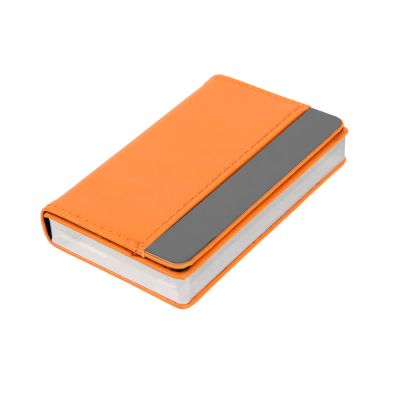 Визитница 'Горизонталь', оранжевый-1