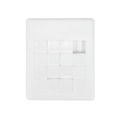 Игра 'Пятнашки' 16+; 9х7,6х0,6 см; пластик; тампопечать, белый-0