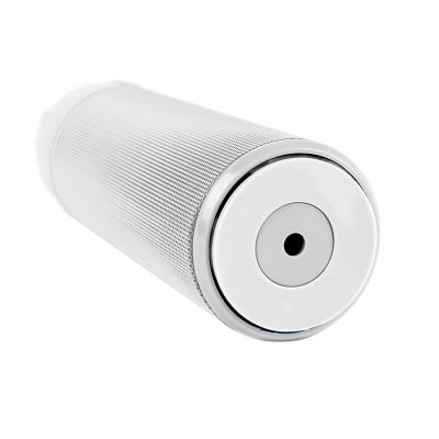 Bluetooth колонка TURBO TUBE с зарядным устройством (2000mAh) и моноподом, белый, серый-5