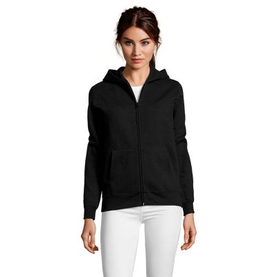 Толстовка женская SEVEN WOMEN 280, черный-4