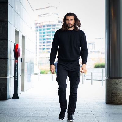 Свитшот унисекс CROAZIA 280, ярко-синий-7