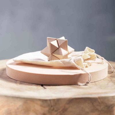 Головоломка BRUFFY, дерево, бежевый-4