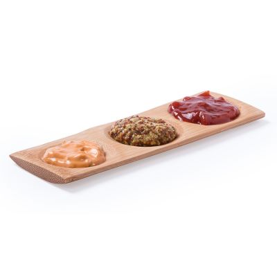 Тарелка для закусок CLEVIX, коричневый-1