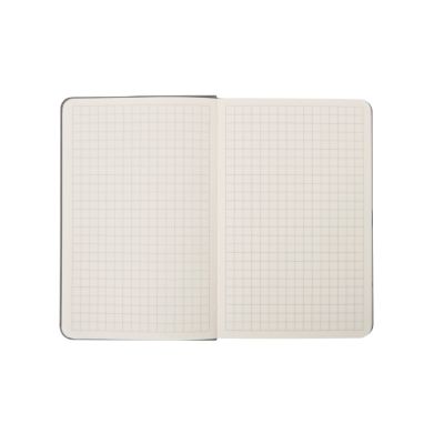 Бизнес-блокнот FUNKY, формат A6, в клетку, темно-синий, серый-1