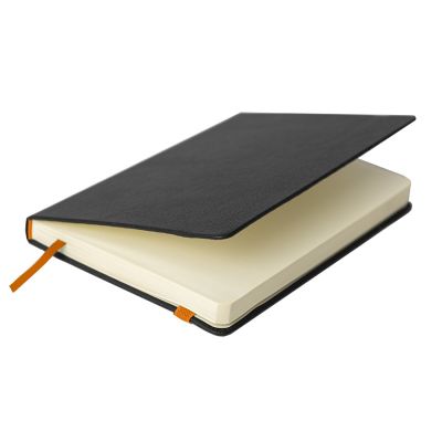 Ежедневник недатированный Ray, формат А5, в клетку, черный, оранжевый-2