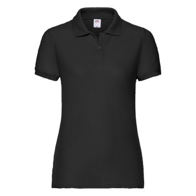 Поло женское 65/35 POLO LADY-FIT 180, черный-0