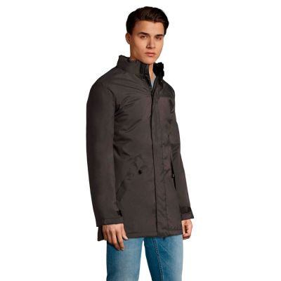 Куртка-парка унисекс ROBYN 170, темно-серый-3