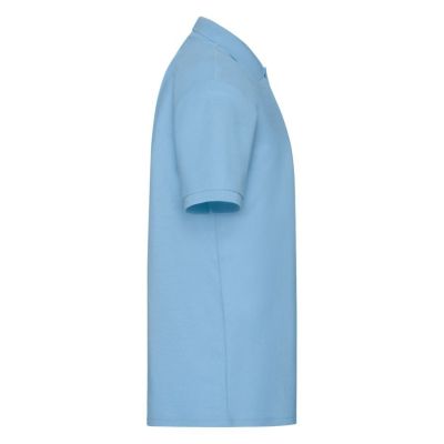 Рубашка поло мужская 65/35 POLO 180, голубой-2