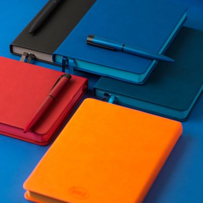 Ежедневник недатированный Softie, А5, темно-синий, блок в клетку, темно-синий обрез, тёмно-синий-4