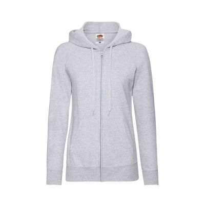Толстовка женская без начеса LADIES LIGHTWEIGHT HOODED SWEAT 240, серый-0