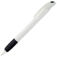 Ручка шариковая с грипом NOVE, белый, черный
