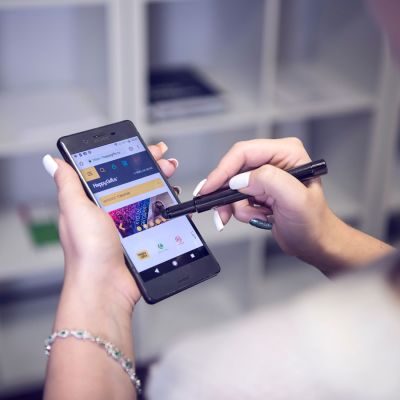 Ручка с флешкой GENIUS, 4 Гб, черный-3