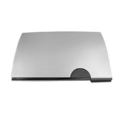 Визитница 'Лондон' ; 9,5х6,5х0,6 см; металл; лазерная гравировка, тампопечать, серебристый-0