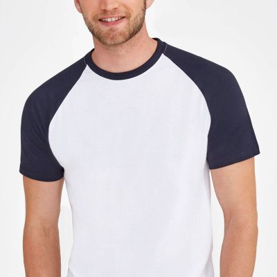 Футболка мужская FUNKY 150, красный, белый-6