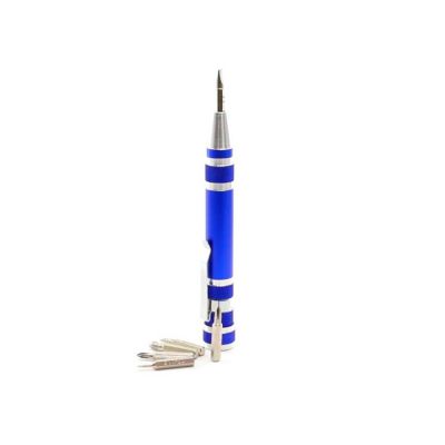 BLIZEN Мультиинструмент: набор из 6 отверток, синий, алюминий-5