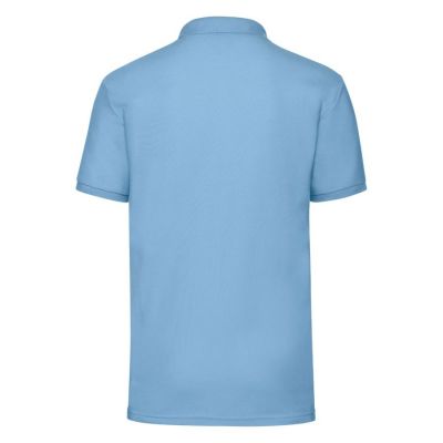 Рубашка поло мужская 65/35 POLO 180, голубой-1