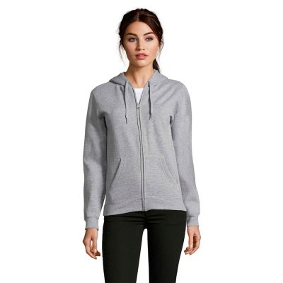 Толстовка женская SEVEN WOMEN 280, серый меланж-4