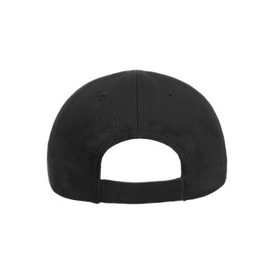 Бейсболка детская KID FRASER, органический хлопок, 6 клиньев, застежка липучка, черный-4