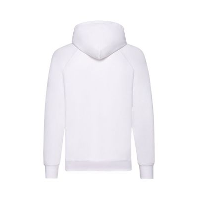 Толстовка без начеса LIGHTWEIGHT HOODED SWEAT 240, белый-1