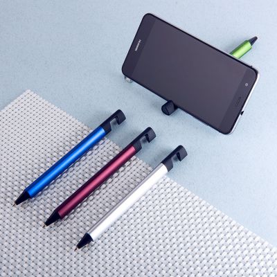 Ручка шариковая N5 с подставкой для смартфона, синий-1