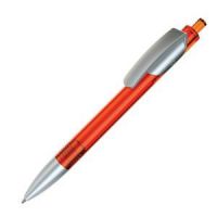 Ручка шариковая TRIS LX SAT, оранжевый, серебристый