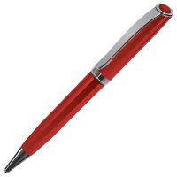 Ручка шариковая STATUS, красный, серебристый