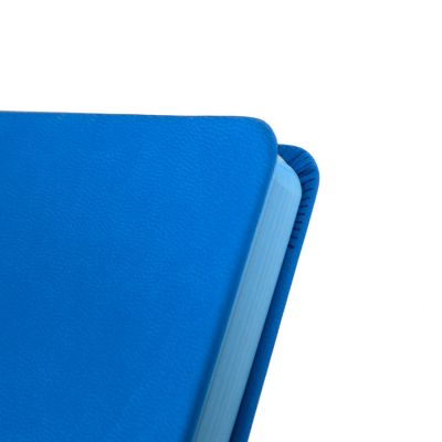 Ежедневник недатированный Softie, А5, лазурный, блок в клетку, лазурный обрез-1