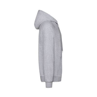 Толстовка без начеса LIGHTWEIGHT HOODED SWEAT 240, серый меланж-2