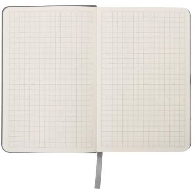 Бизнес-блокнот  А6 'Casual',  твердая обложка,  клетка, оранжевый-1