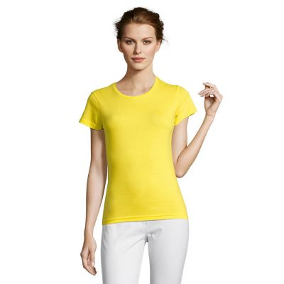 Футболка женская REGENT MISS 150, лимонный-3