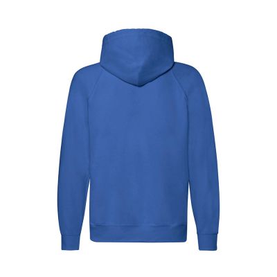 Толстовка без начеса LIGHTWEIGHT HOODED SWEAT JACKET 240, ярко-синий-1