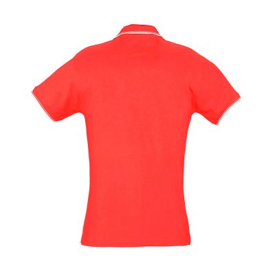 Поло женское PRACTICE WOMEN 270, красный, белый-1