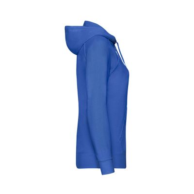 Толстовка женская без начеса LADIES LIGHTWEIGHT HOODED SWEAT 240, ярко-синий-2