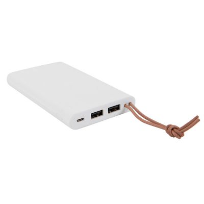 Универсальное зарядное устройство STRAP (10000mAh), белый-1