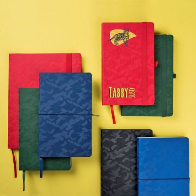 Бизнес-блокнот Tabby Franky, гибкая обложка, в клетку, зеленый, темно-зелёный-3