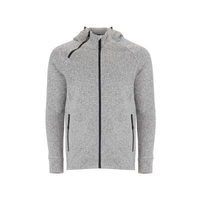 Толстовка на молнии Everest, меланжевый белый-0