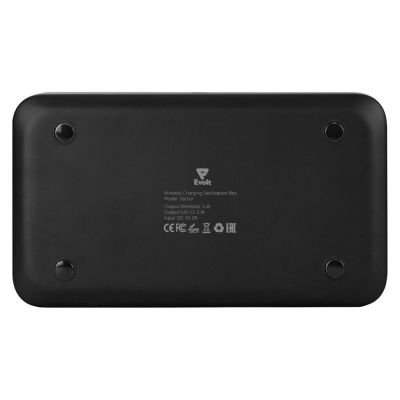 УФ-стерилизатор c функцией беспроводной зарядки Sector, Evolt, черный-8