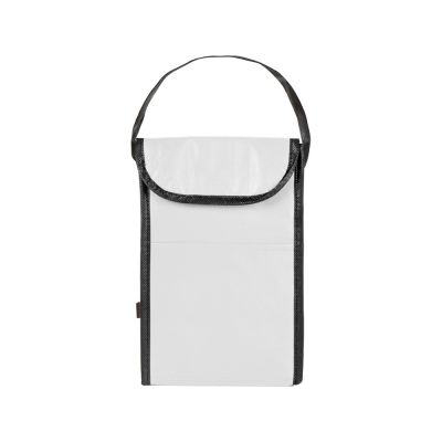 Сумка-холодильник Reviver на липучке из нетканого переработанного материала, белый-2