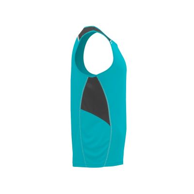 Майка Misano мужская, бирюзовый/эбеновый-3