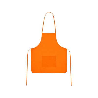 Фартук, оранжевый, плотность 80г/м2-0
