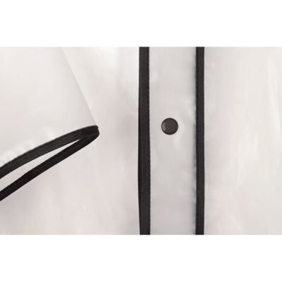 Дождевик Providence, прозрачный/черный с чехлом-1