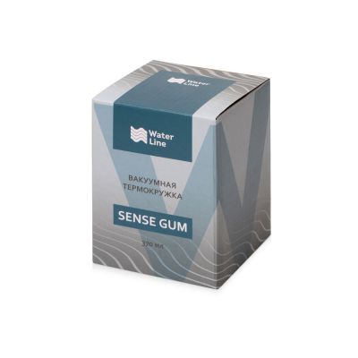 Термокружка Sense Gum soft-touch, 370мл, оранжевый-6