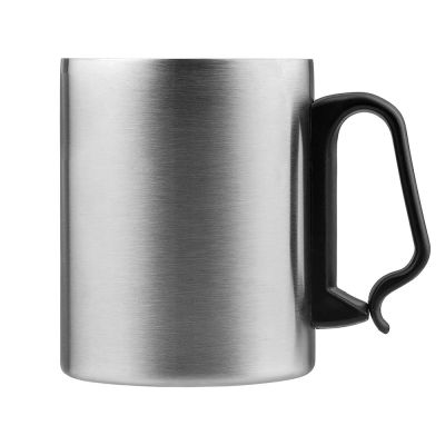 Стальная кружка с двойными стенками Climber Max, 450 мл, черный-2