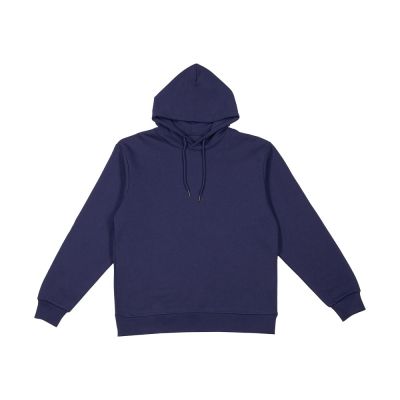 Толстовка с капюшоном оверсайз Lisbon унисекс, темно-синий-16